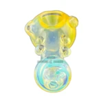 Swirled Tip Glass Spoon Hand Pipe thumbnail