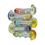 Swirled Tip Glass Spoon Hand Pipe thumbnail