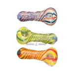 Swirly Wirly Glass Spoon Hand Pipe thumbnail
