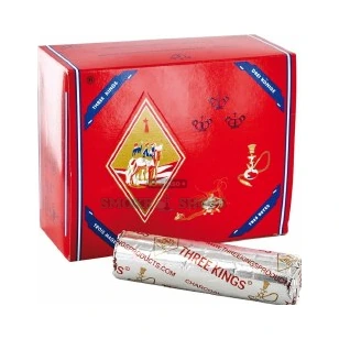 Three Kings Coals Small 33mm quick-light hookah charcoal tablets in El Paso, beech wood, same-day in-store pickup