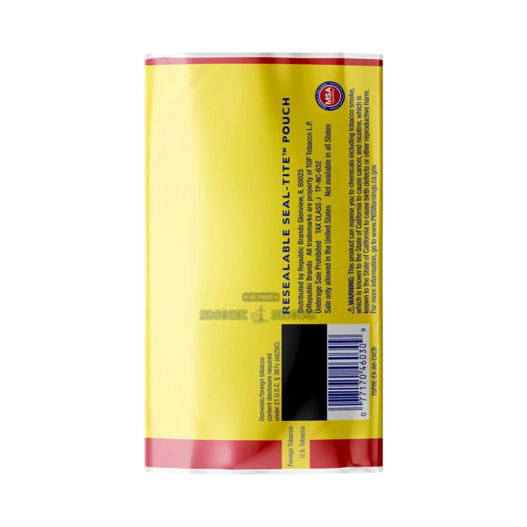 TOP RYO Tobacco Pouch in El Paso, full-strength regular roll-your-own tobacco, same-day in-store pickup at 10 stores