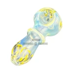 Triflower Glass Spoon Hand Pipe thumbnail