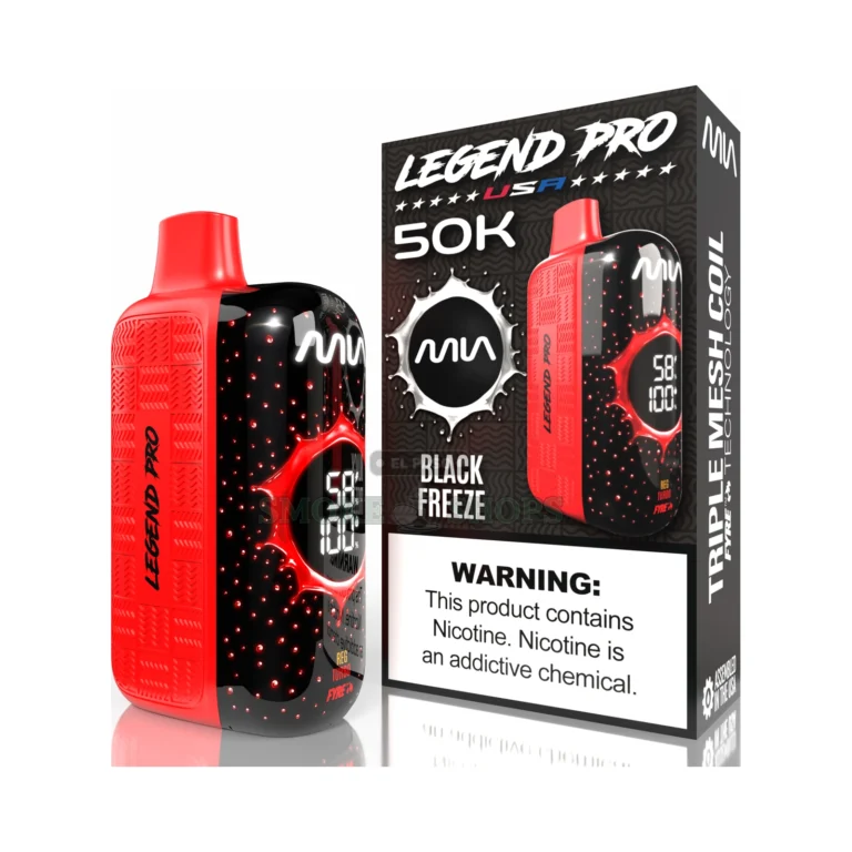 Legend Pro 50k Disposable Vape Tyson Black Freeze at El Paso Smoke Shop, in stock for same-day pickup