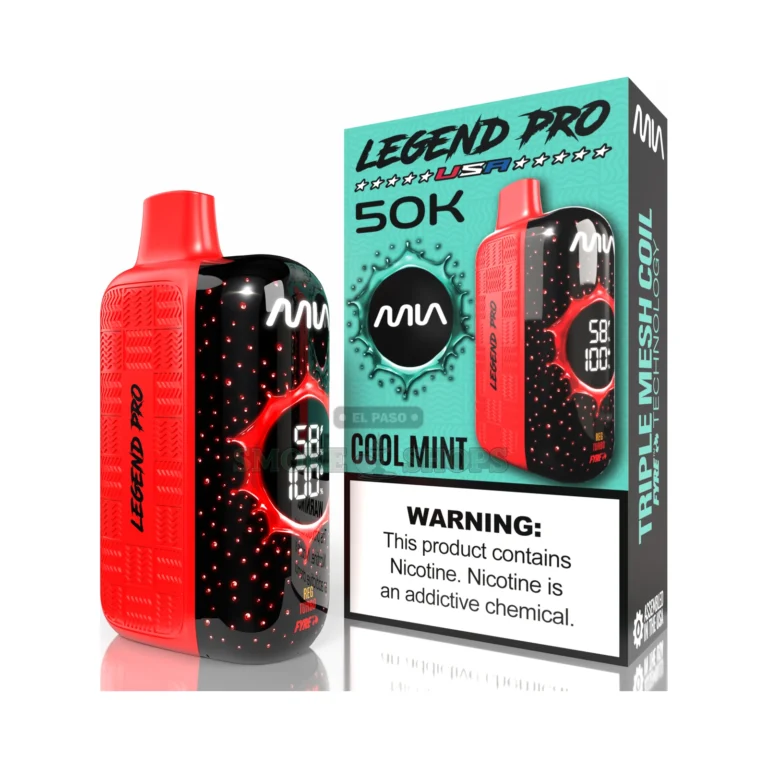 Legend Pro 50k Disposable Vape Tyson Cool Mint at El Paso Smoke Shop, in stock for same-day pickup
