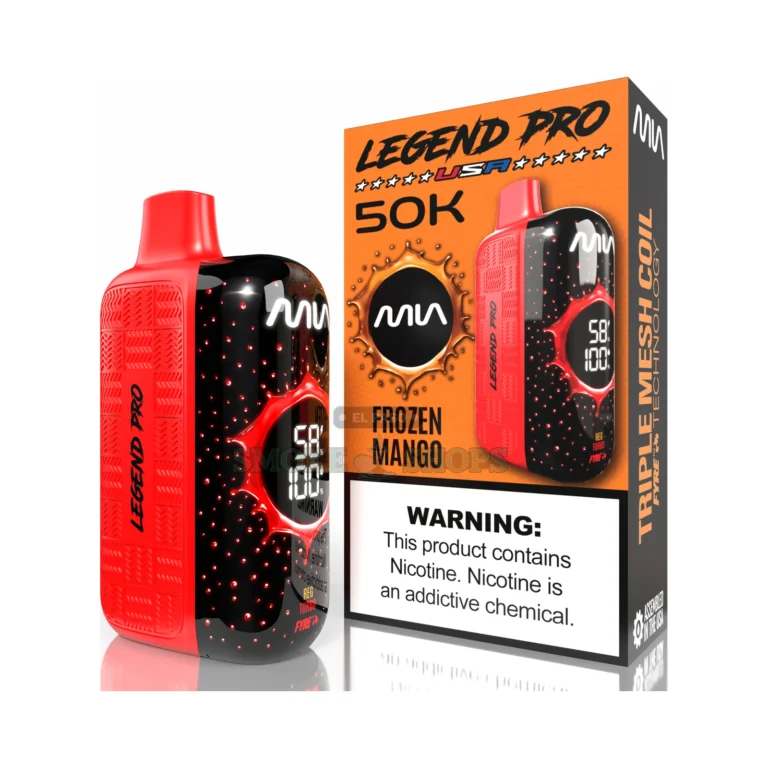 Legend Pro 50k Disposable Vape Tyson Frozen Mango at El Paso Smoke Shop, in stock for same-day pickup