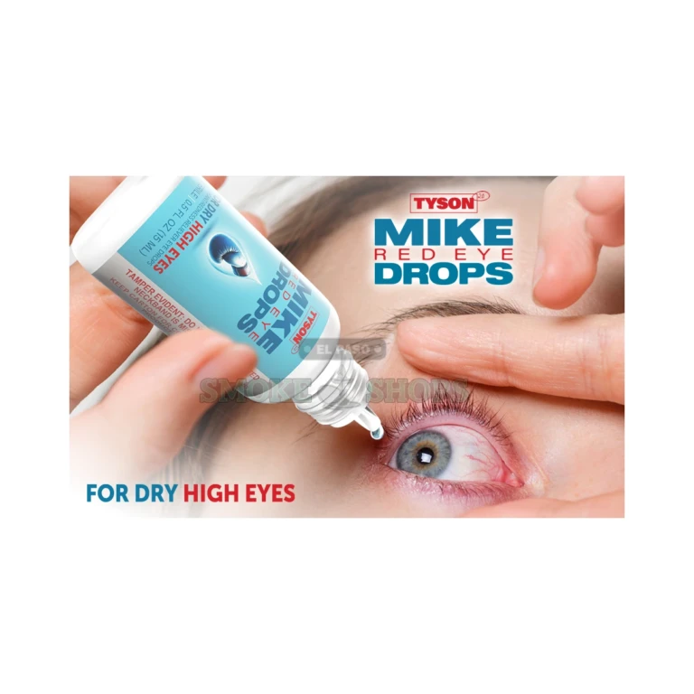 Tyson 2.0 Red Eye Drops blue and white dropper bottle in El Paso, 0.5 fl oz redness relief, in stock at 10 stores