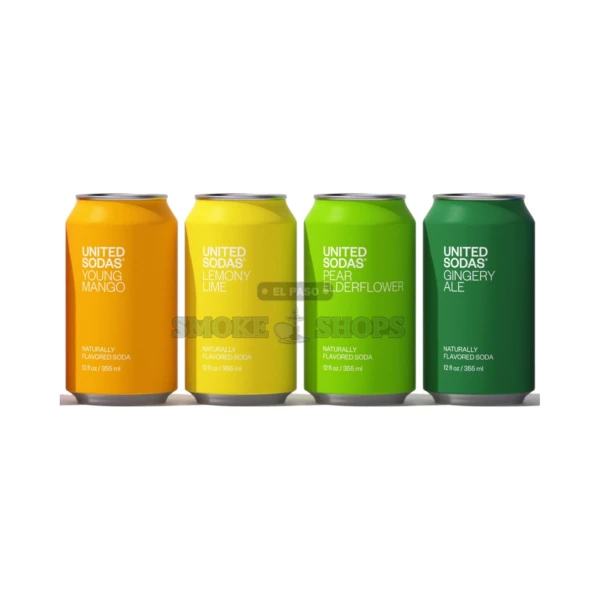 United Sodas naturally flavored soda 12 fl oz can in El Paso, 30 calories, caffeine-free, same-day pickup