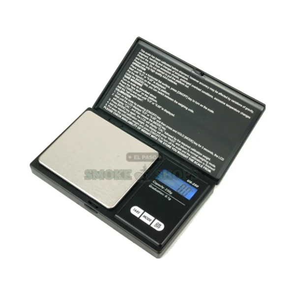US Balance US-250 digital pocket scale in El Paso, 250g x 0.1g, backlit LCD and stainless steel platform