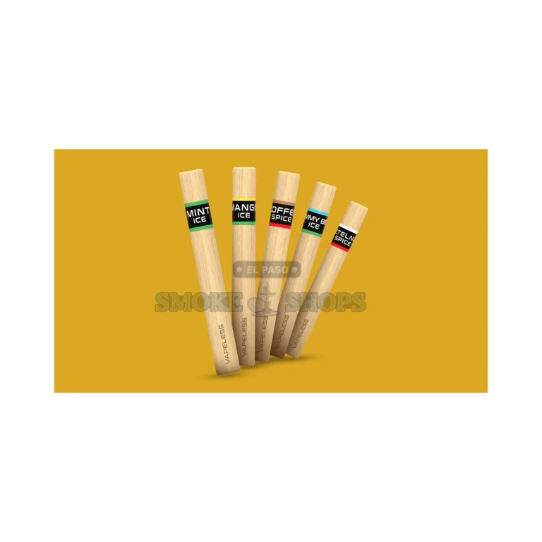 Vapeless bamboo aromatherapy sticks pack in El Paso, five plant-based sticks, zero nicotine, same-day pickup