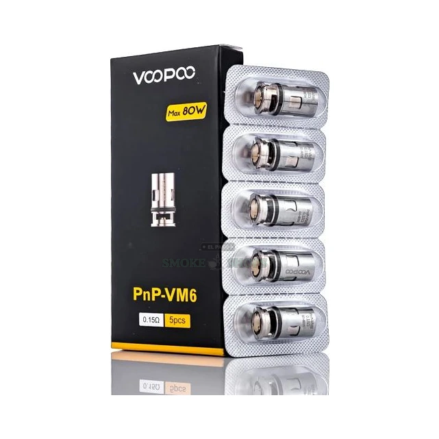PnP Replacement Coils VooPoo PnP-VM6 at El Paso Smoke Shop, in stock near me for same-day pickup