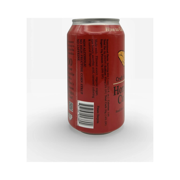 Wehrloom Honey craft soda 12 fl oz can in El Paso, raw honey sweetened and caffeine free, same-day pickup