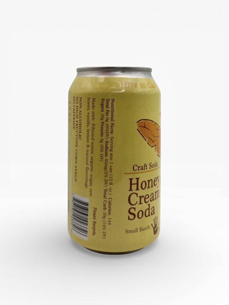 Wehrloom Honey craft soda 12 fl oz can in El Paso, raw honey sweetened and caffeine free, same-day pickup