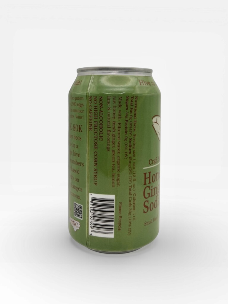 Wehrloom Honey craft soda 12 fl oz can in El Paso, raw honey sweetened and caffeine free, same-day pickup