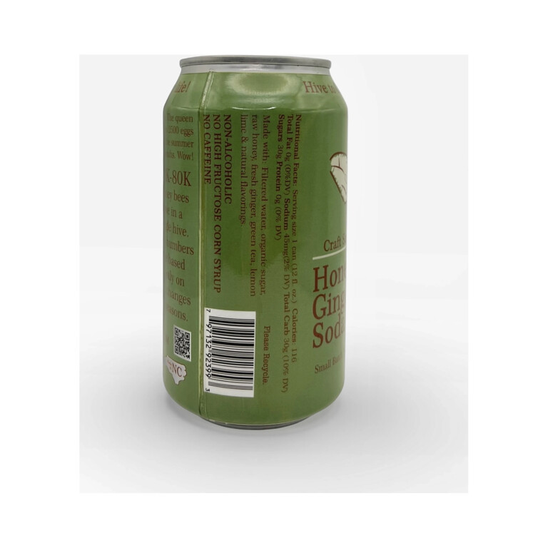 Wehrloom Honey craft soda 12 fl oz can in El Paso, raw honey sweetened and caffeine free, same-day pickup