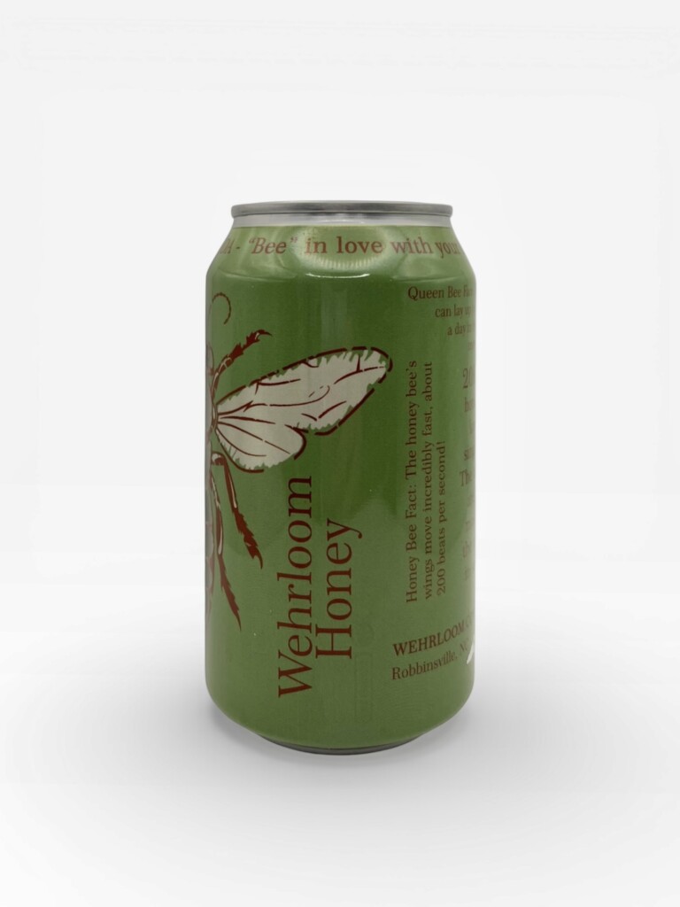 Wehrloom Honey craft soda 12 fl oz can in El Paso, raw honey sweetened and caffeine free, same-day pickup