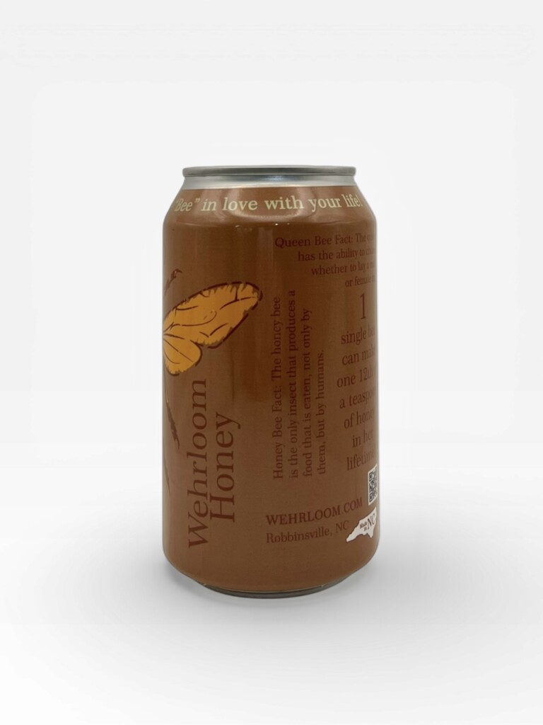 Wehrloom Honey craft soda 12 fl oz can in El Paso, raw honey sweetened and caffeine free, same-day pickup