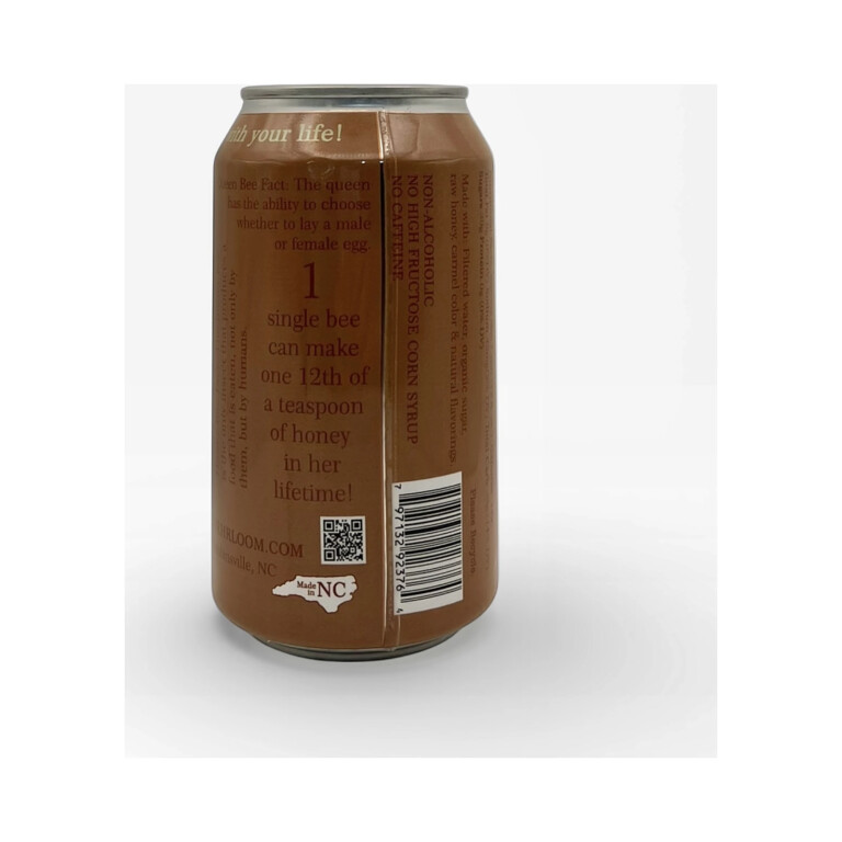 Wehrloom Honey craft soda 12 fl oz can in El Paso, raw honey sweetened and caffeine free, same-day pickup
