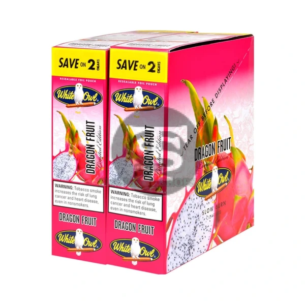 White Owl Dragonfruit cigarillos in El Paso, sweet tropical 2-count resealable foil pouch, same-day in-store pickup