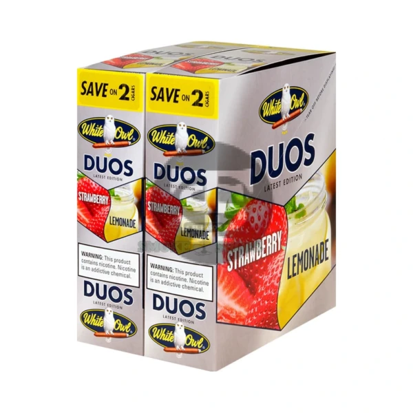 White Owl Duos Strawberry/Lemonade cigarillos foil pouch of 2 in El Paso, mild flavored cigarillo, same-day pickup