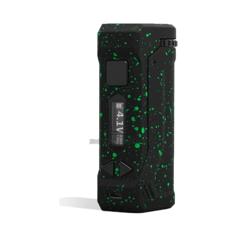 Uni Pro Wulf Black Green Spatter close-up at El Paso Smoke Shop, in stock near me for same-day pickup