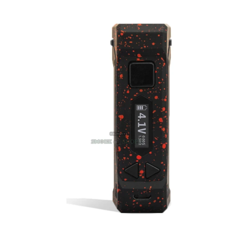 Uni Pro Wulf Black Red Spatter close-up at El Paso Smoke Shop, in stock near me for same-day pickup