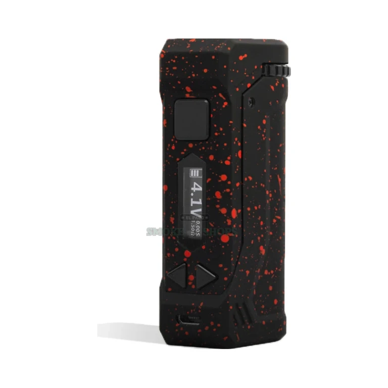 Uni Pro Wulf Black Red Spatter close-up at El Paso Smoke Shop, in stock near me for same-day pickup