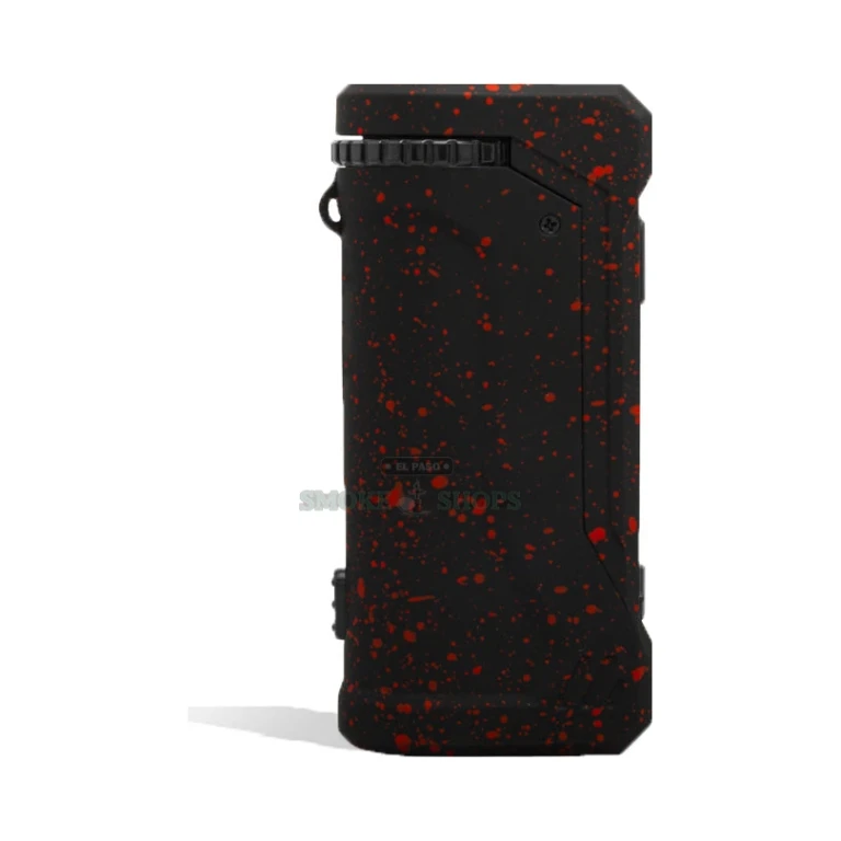 Uni Pro Wulf Black Red Spatter close-up at El Paso Smoke Shop, in stock near me for same-day pickup
