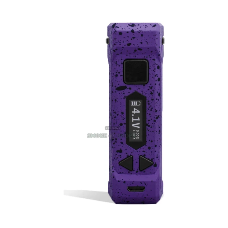 Uni Pro Wulf Purple Black Spatter close-up at El Paso Smoke Shop, in stock near me for same-day pickup