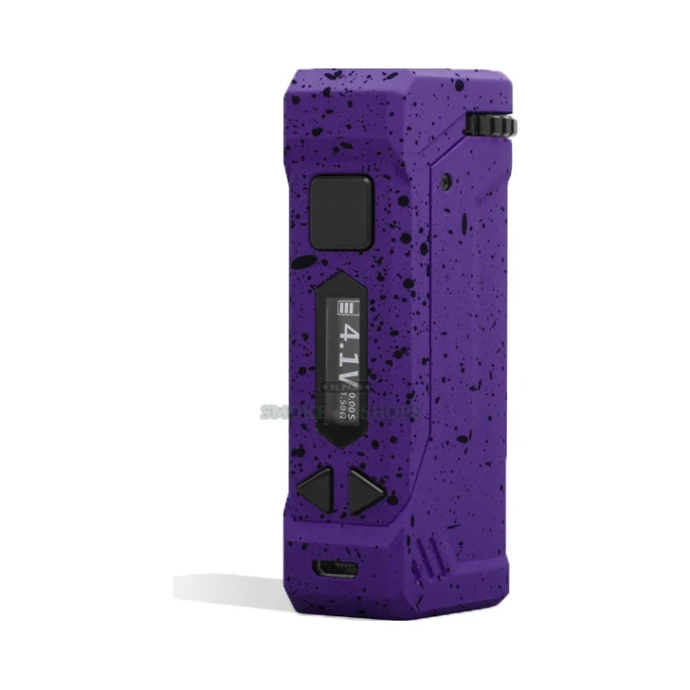 Uni Pro Wulf Purple Black Spatter close-up at El Paso Smoke Shop, in stock near me for same-day pickup