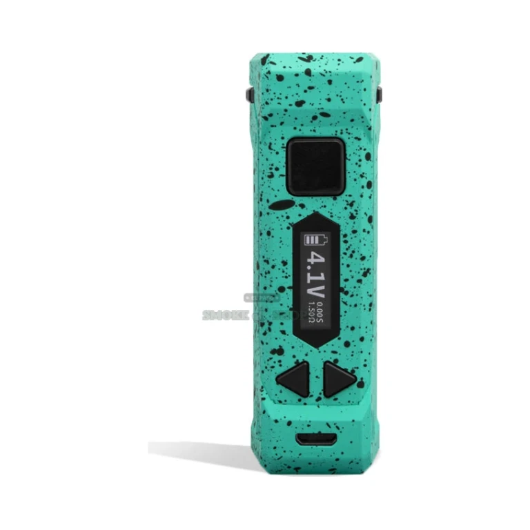 Uni Pro Wulf Teal Black Spatter close-up at El Paso Smoke Shop, in stock near me for same-day pickup