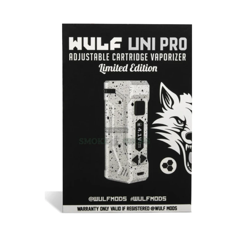 Uni Pro Wulf White Black close-up at El Paso Smoke Shop, in stock near me for same-day pickup