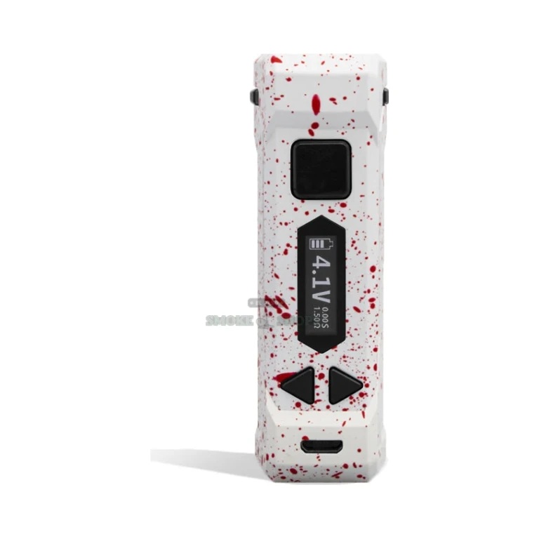 Uni Pro Wulf White Red Spatter close-up at El Paso Smoke Shop, in stock near me for same-day pickup