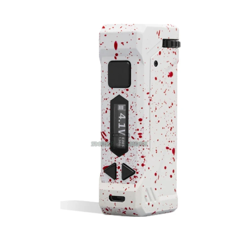 Uni Pro Wulf White Red Spatter close-up at El Paso Smoke Shop, in stock near me for same-day pickup