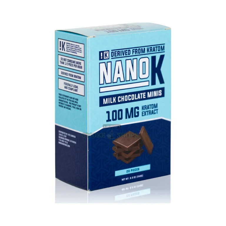 Xite NanoK Kratom Mini Chocolate kratom edible in stock at El Paso Smoke Shop