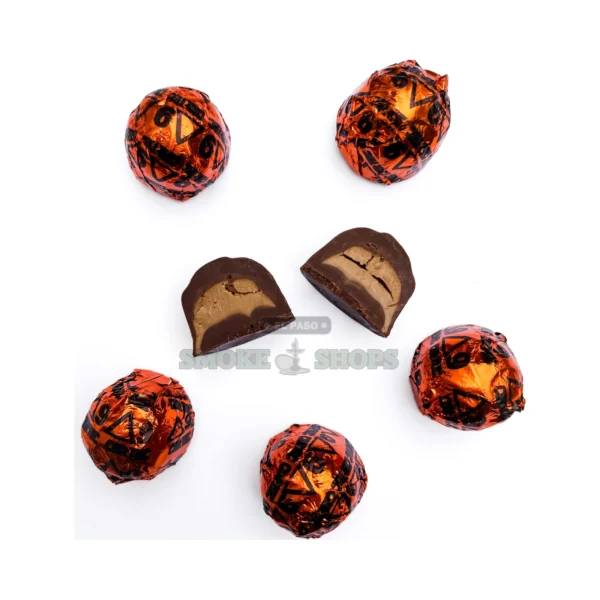 Xite Peanut Butter Nuggets D9 30mg edible in El Paso, 1:1 hemp-derived Delta-9 THC and CBD, front pack view