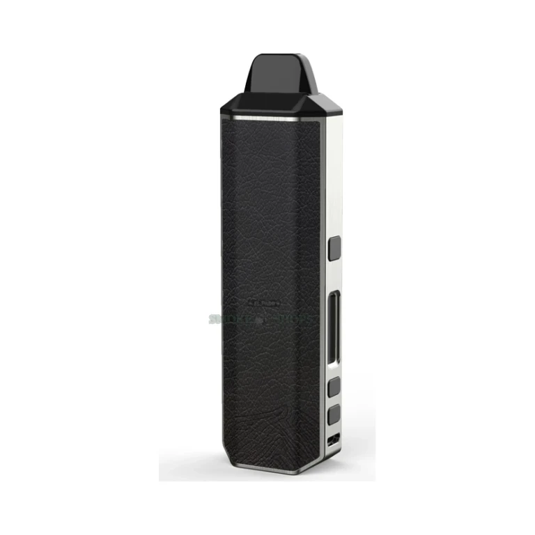 XVape Aria vaporizer OLED screen showing temperature in El Paso, dual-use dry herb and concentrate pen