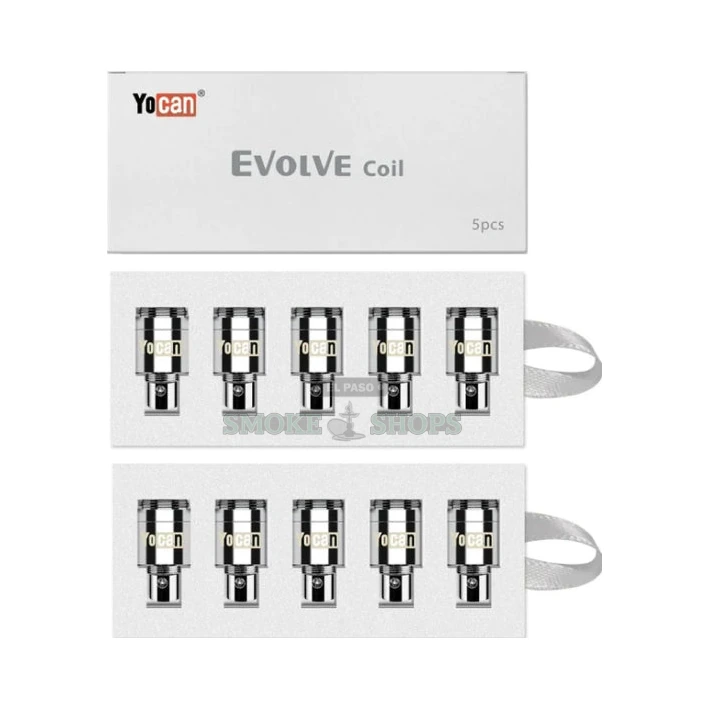 Yocan Evolve dual quartz replacement coil in El Paso, fits Evolve wax pen, in stock for same-day pickup