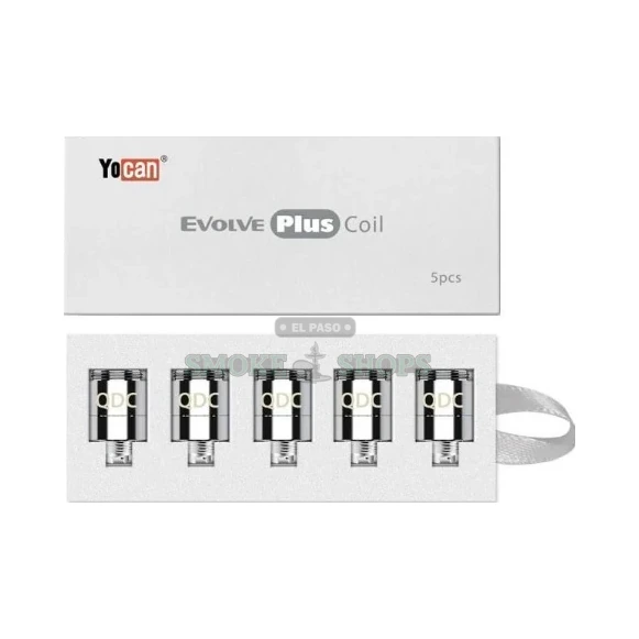 Single Yocan Evolve Plus QDC replacement coil in El Paso, twin quartz rods, 510 threaded, in stock at 10 stores