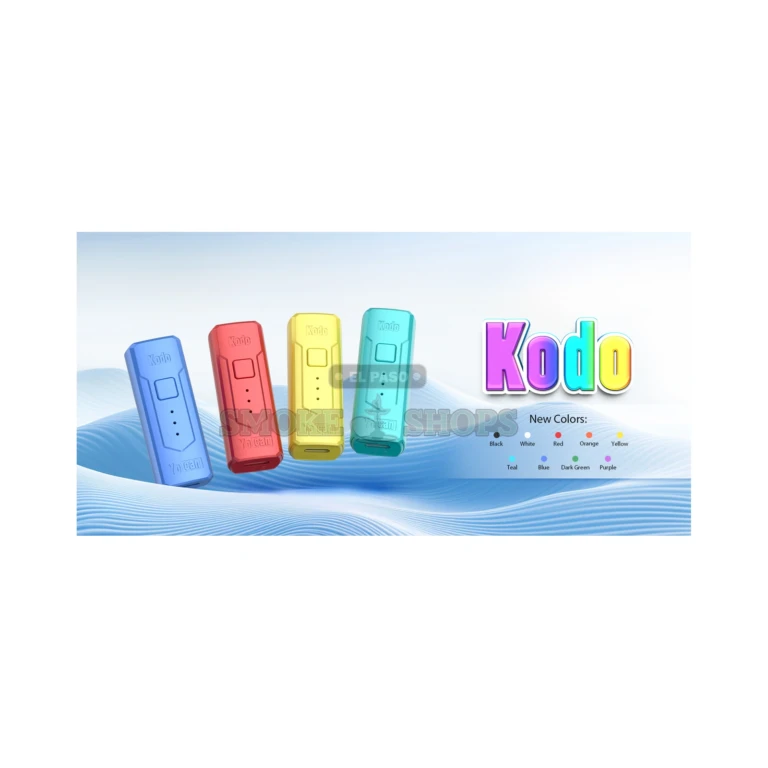 Yocan Kodo battery side view in El Paso, 510 thread 400 mAh with 3 voltage levels, pick up today