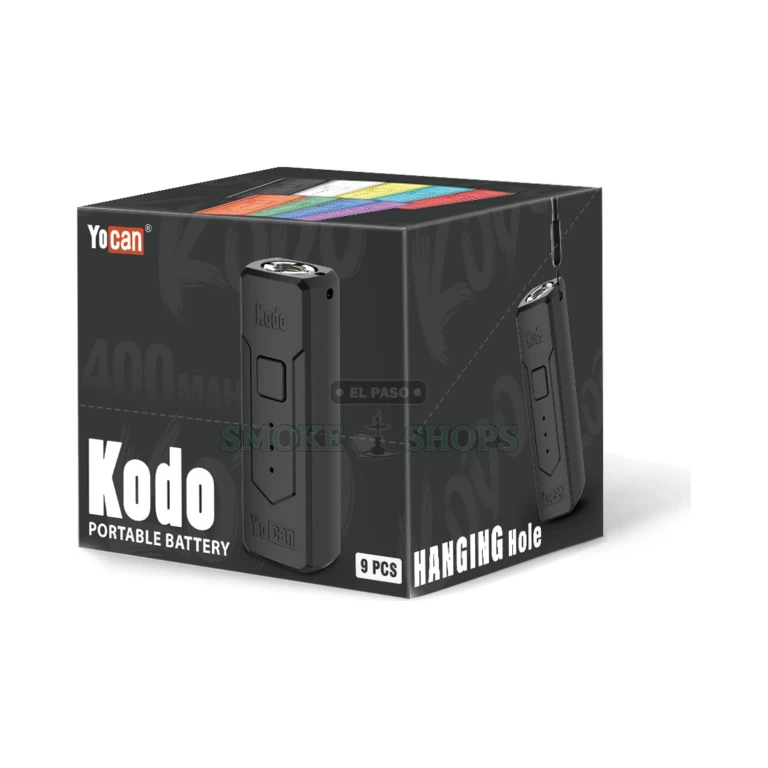 Kodo Battery Yocan Black close-up at El Paso Smoke Shop, in stock near me for same-day pickup