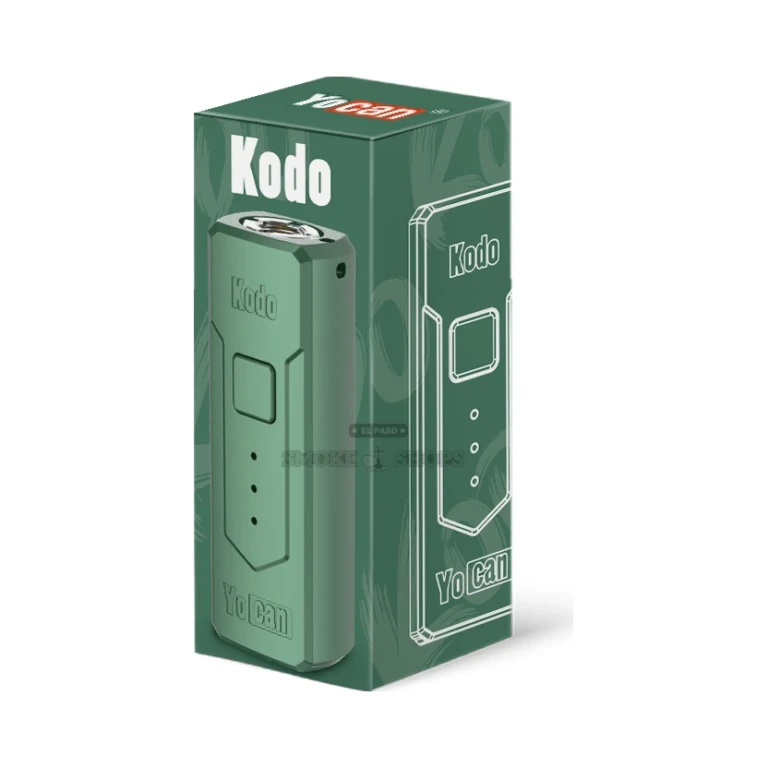 Kodo Battery Yocan Dark Green close-up at El Paso Smoke Shop, in stock near me for same-day pickup