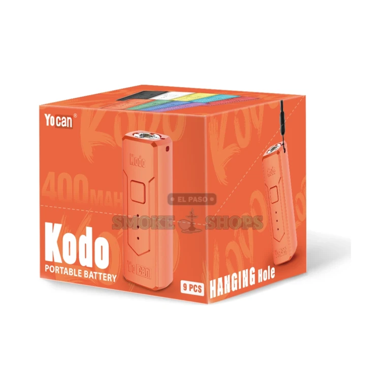Kodo Battery Yocan Orange close-up at El Paso Smoke Shop, in stock near me for same-day pickup