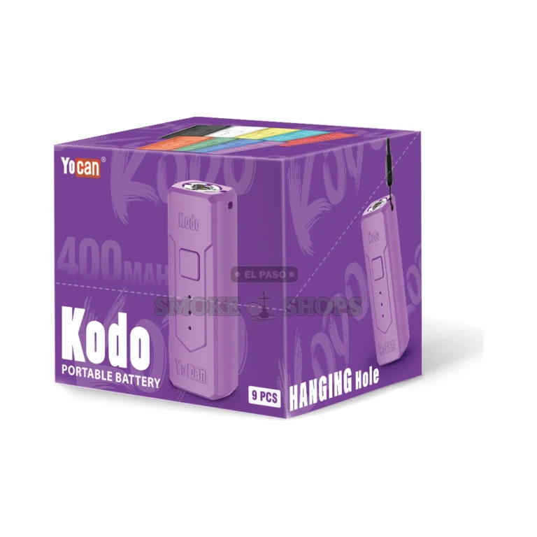 Kodo Battery Yocan Purple close-up at El Paso Smoke Shop, in stock near me for same-day pickup