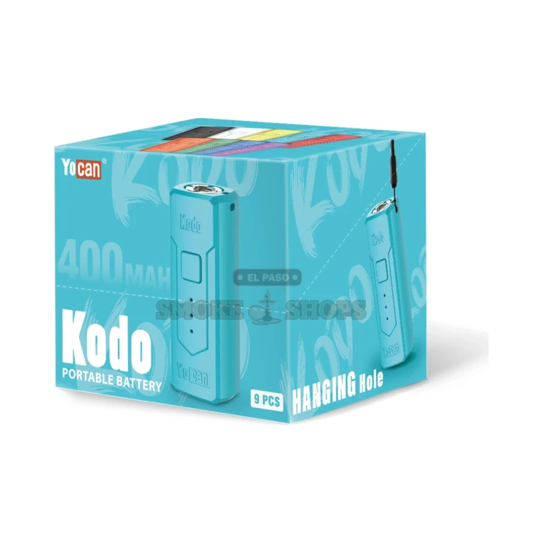 Kodo Battery Yocan Teal close-up at El Paso Smoke Shop, in stock near me for same-day pickup