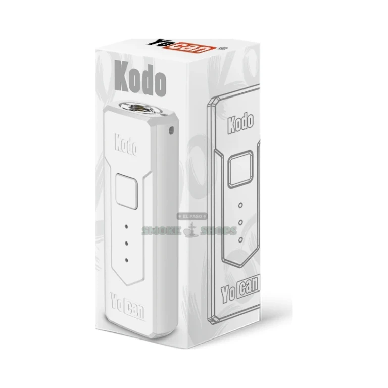 Kodo Battery Yocan White close-up at El Paso Smoke Shop, in stock near me for same-day pickup