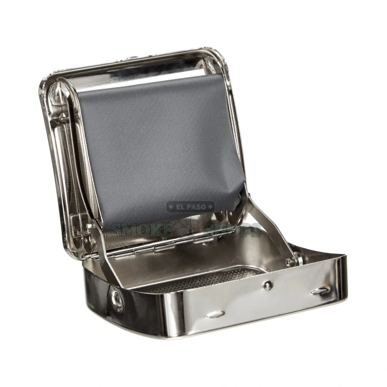 Zen 79mm Auto Roller in El Paso, polished steel 1 1/4 cigarette rolling machine and storage case, same-day pickup