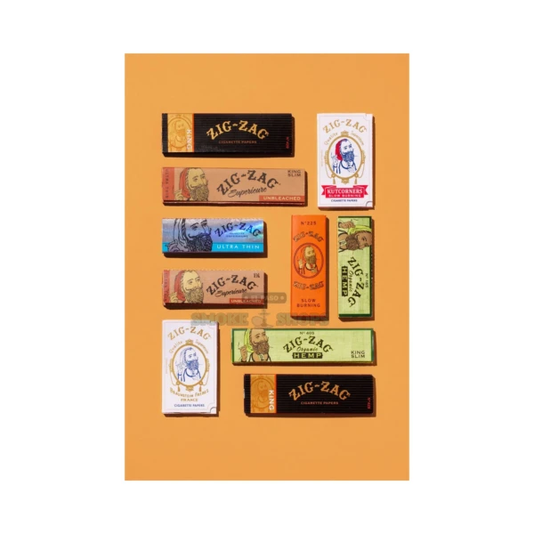 Zig-Zag Rolling Papers in El Paso, Flax Booklets for Hand-Rolling