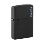 Zippo Classic Black Matte with Zippo Logo Windproof Lighter (218ZL) thumbnail