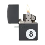 Zippo Billiards 8-Ball Windproof Lighter, Black Matte (28432) in El Paso thumbnail