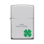 Zippo A Bit O' Luck Four-Leaf Clover Windproof Lighter, High Polish Chrome thumbnail